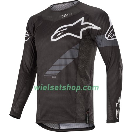 MTB/Motocross Shirt Lange Mouw Alpinestars Techstar Graphite N001 2020